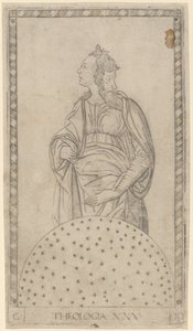 Teologi (teologi) av Master of the E Series Tarocchi