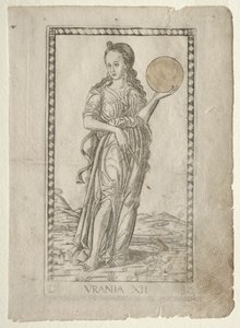 Urania (astronomi) (från Tarocchi-serien D: Apollo and the Muses, #12) av Master of the E Series Tarocchi