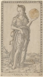Urania av Master of the E Series Tarocchi