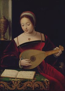 Maria Magdalena spelar luta