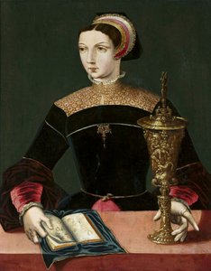 St Magdalene läsning av Master of the Female Half Lengths