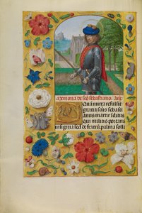 Sankt Sebastian av Master of the First Prayer Book of Maximilian