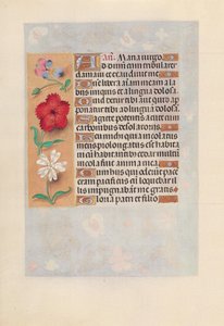 Hours of Queen Isabella the Catholic, Queen of Spain: Fol. 132v, c. 1500. av Master of the First Prayerbook of Maximillian