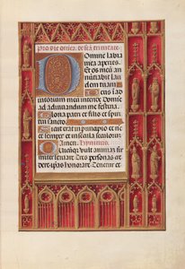 Hours of Queen Isabella the Catholic, Queen of Spain: Fol. 18r, c. 1500. av Master of the First Prayerbook of Maximillian