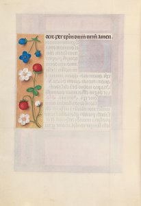 Hours of Queen Isabella the Catholic, Queen of Spain: Fol. 198v, c. 1500. av Master of the First Prayerbook of Maximillian