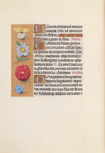 Hours of Queen Isabella the Catholic, Queen of Spain: Fol. 21v, c. 1500. av Master of the First Prayerbook of Maximillian