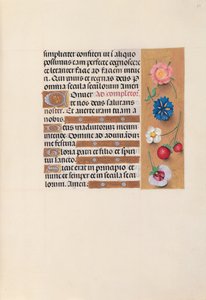 Hours of Queen Isabella the Catholic, Queen of Spain: Fol. 22r, c. 1500. av Master of the First Prayerbook of Maximillian
