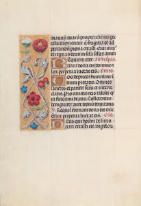 Hours of Queen Isabella the Catholic, Queen of Spain: Fol. 28v, c. 1500. av Master of the First Prayerbook of Maximillian
