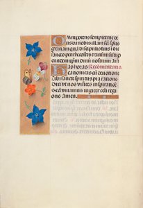 Hours of Queen Isabella the Catholic, Queen of Spain: Fol. 36v, c. 1500. av Master of the First Prayerbook of Maximillian