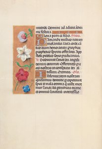 Hours of Queen Isabella the Catholic, Queen of Spain: Fol. 39v, c. 1500. av Master of the First Prayerbook of Maximillian