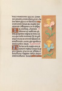 Hours of Queen Isabella the Catholic, Queen of Spain: Fol. 42r, c. 1500. av Master of the First Prayerbook of Maximillian