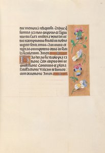 Hours of Queen Isabella the Catholic, Queen of Spain: Fol. 49r, c. 1500. av Master of the First Prayerbook of Maximillian