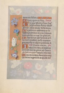 Hours of Queen Isabella the Catholic, Queen of Spain: Fol. 61v, c. 1500. av Master of the First Prayerbook of Maximillian