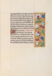Hours of Queen Isabella the Catholic, Queen of Spain: Fol. 86r, c. 1500. av Master of the First Prayerbook of Maximillian