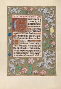 Hours of Queen Isabella the Catholic, Queen of Spain: Fol. 88r, c. 1500. av Master of the First Prayerbook of Maximillian