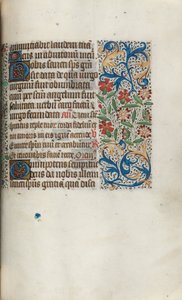 Tidsbok Användning av Rouen: fol. 100r, c. 1470.