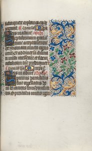 Tidsbok Användning av Rouen: fol. 101r, c. 1470. av Master of the Geneva Latini