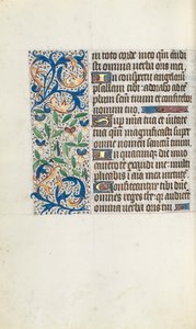Tidsbok Användning av Rouen: fol. 106r, c. 1470. av Master of the Geneva Latini
