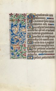 Tidsbok Användning av Rouen: fol. 107v, c. 1470.