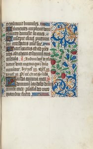 Tidsbok Användning av Rouen: fol. 108r, c. 1470.