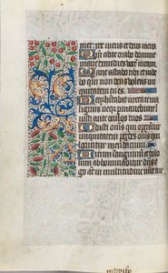 Tidsbok Användning av Rouen: fol. 110v, c. 1470. av Master of the Geneva Latini