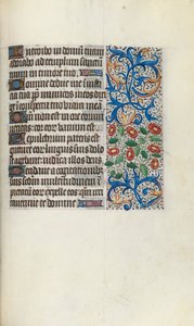 Tidsbok Användning av Rouen: fol. 111r, c. 1470.