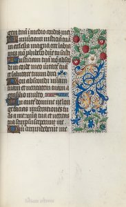 Tidsbok Användning av Rouen: fol. 126r, c. 1470.