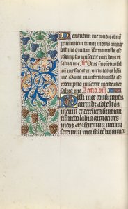 Tidsbok Användning av Rouen: fol. 131v, c. 1470.