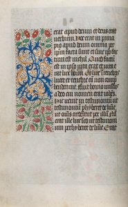 Tidsbok Användning av Rouen: fol. 13v, c. 1470.