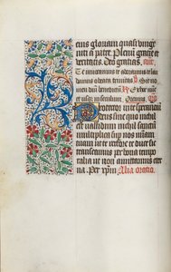 Tidsbok Användning av Rouen: fol. 14v, c. 1470. av Master of the Geneva Latini