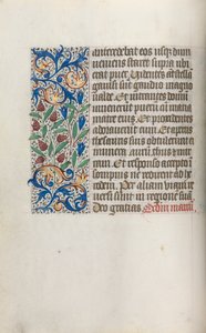 Tidsbok Användning av Rouen: fol. 17v, c. 1470. av Master of the Geneva Latini