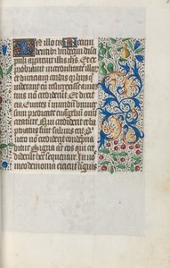 Tidsbok Användning av Rouen: fol. 18r, c. 1470.