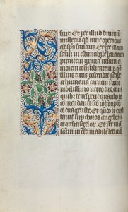 Tidsbok Användning av Rouen: fol. 19v, c. 1470.
