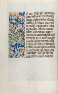 Tidsbok Användning av Rouen: fol. 23v, c. 1470. av Master of the Geneva Latini