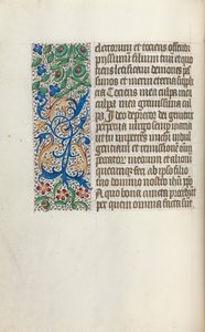 Tidsbok Användning av Rouen: fol. 25v, c. 1470. av Master of the Geneva Latini