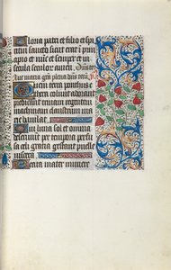Tidsbok Användning av Rouen: fol. 30r, c. 1470. av Master of the Geneva Latini