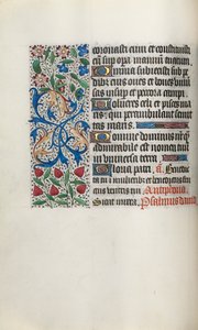 Tidsbok Användning av Rouen: fol. 31v, c. 1470. av Master of the Geneva Latini