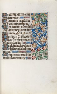 Tidsbok Användning av Rouen: fol. 37r, c. 1470.