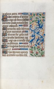 Tidsbok Användning av Rouen: fol. 38v, c. 1470.
