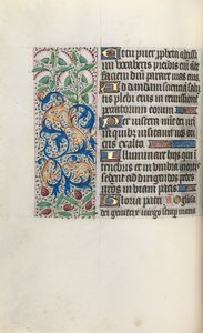 Tidsbok Användning av Rouen: fol. 48v, c. 1470. av Master of the Geneva Latini