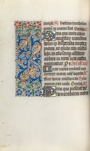 Tidsbok Användning av Rouen: fol. 50v, c. 1470. av Master of the Geneva Latini