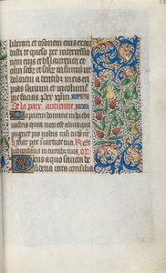 Tidsbok Användning av Rouen: fol. 55r, c. 1470. av Master of the Geneva Latini