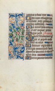 Tidsbok Användning av Rouen: fol. 57v, c. 1470. av Master of the Geneva Latini