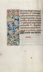 Tidsbok Användning av Rouen: fol. 63v, c. 1470.