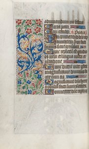 Tidsbok Användning av Rouen: fol. 67v, c. 1470. av Master of the Geneva Latini