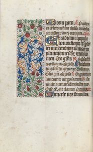 Tidsbok Användning av Rouen: fol. 69v, c. 1470. av Master of the Geneva Latini