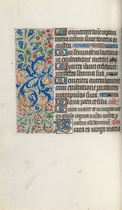 Tidsbok Användning av Rouen: fol. 72v, c. 1470. av Master of the Geneva Latini