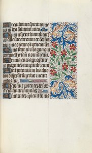 Tidsbok Användning av Rouen: fol. 74r, c. 1470. av Master of the Geneva Latini
