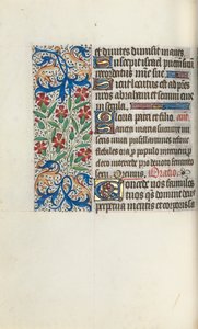 Tidsbok Användning av Rouen: fol. 74v, c. 1470. av Master of the Geneva Latini