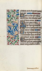 Tidsbok Användning av Rouen: fol. 76v, c. 1470. av Master of the Geneva Latini